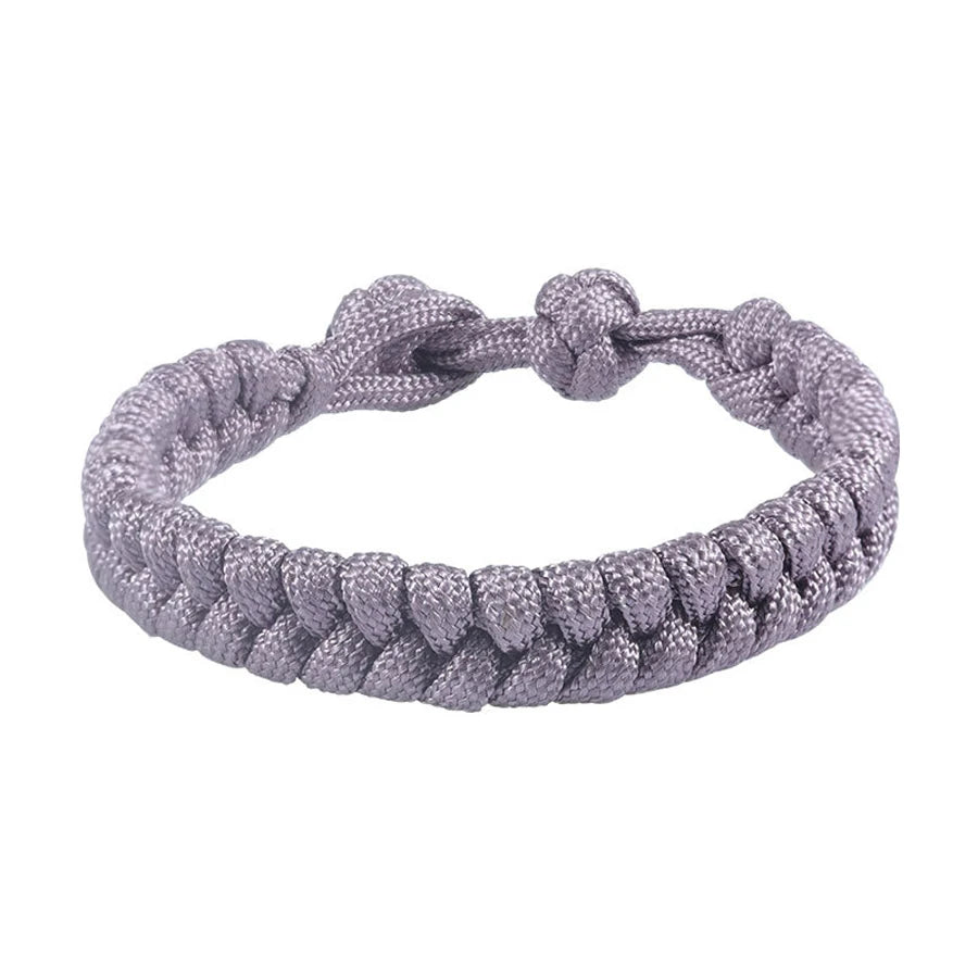 550 Paracord Rope Thread Knot Wrap Survival Bracelets Handmade Woven Braided Emergency Outdoor Multipurpose Women Men Jewelry
