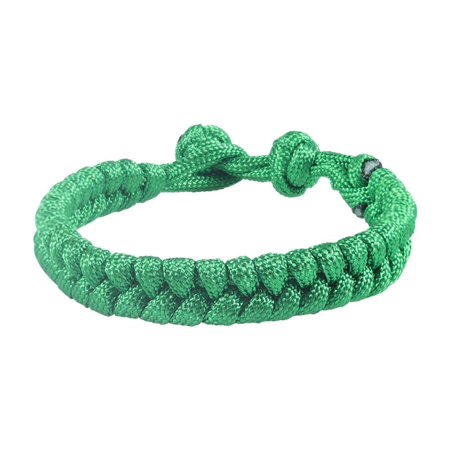 550 Paracord Rope Thread Knot Wrap Survival Bracelets Handmade Woven Braided Emergency Outdoor Multipurpose Women Men Jewelry