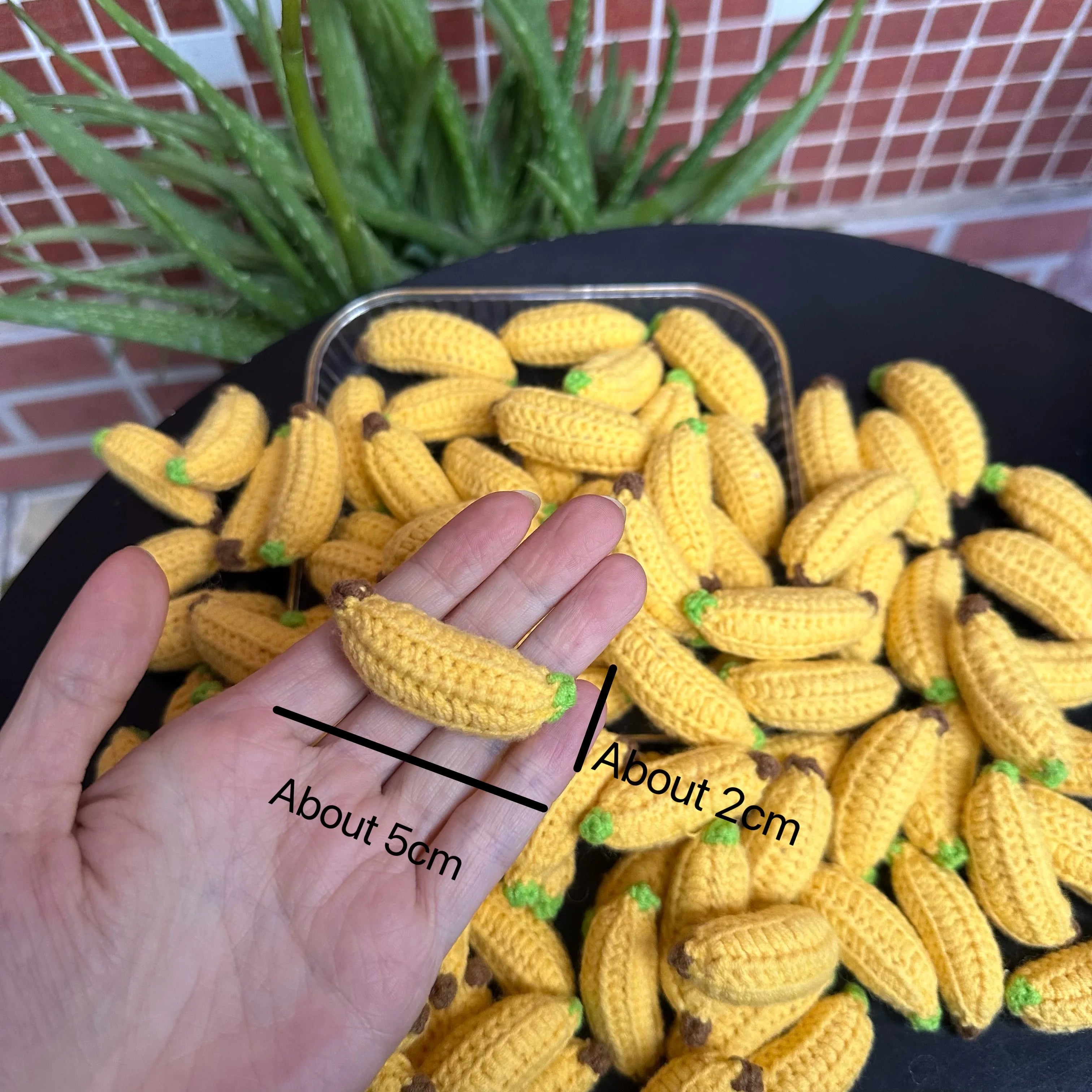 10pcs Finished Mini Fruits Hand Knitted Keychain Crocheted Mango lemon tomato Keyring Pendants Handbag Decor Women Jewelry Gifts