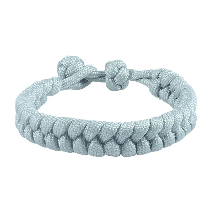 550 Paracord Rope Thread Knot Wrap Survival Bracelets Handmade Woven Braided Emergency Outdoor Multipurpose Women Men Jewelry